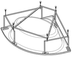 Santek Монтажный комплект Мелвилл 140 – фотография-1