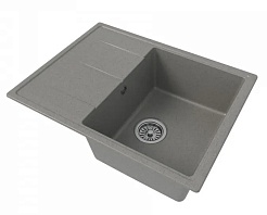 Teymi Мойка кухонная Hanna Smart 62 матовая серая – фотография-1