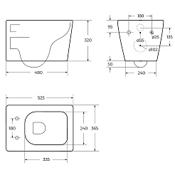 BelBagno Унитаз подвесной Luce-Tor BB076CH-TOR/SC – фотография-17