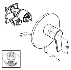 Kludi Смеситель "O-CEAN 387550575" – фотография-2