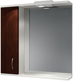 Какса-а Зеркальный шкаф Венге 70 L – фотография-1