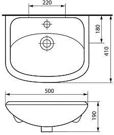 Какса-а Тумба с раковиной Венге 50 – фотография-5