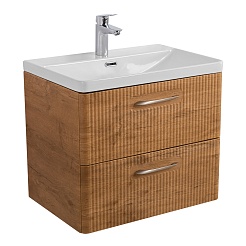 BelBagno Тумба с раковиной Due 50 подвесная Rovere Nature – фотография-1