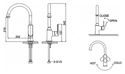 Promo Смеситель для кухни Opal F7125183CP-RUS – фотография-2