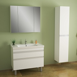 Dreja Шкаф пенал Grace 35 R подвесной белый – фотография-2