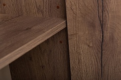 BelBagno Пенал для ванной Kraft 33/160 R Rovere Tabacco с открытой полкой – фотография-5