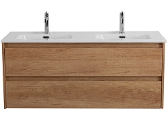 BelBagno Мебель для ванной Kraft 120 Rovere Nebrasca Nature двойная раковина – фотография-2