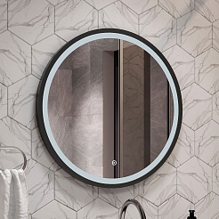 Brevita Мебель для ванной Cargo 100 подвесная черная матовая – фотография-21