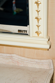 Misty Зеркало Мануэлла GOLD 105 бежевое/глянец – фотография-4