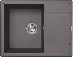 Florentina Мойка кухонная Липси 650 серый шелк – фотография-1