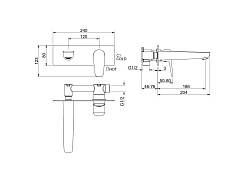 Aquatek Смеситель для раковины Бетта AQ1113CR хром – фотография-6