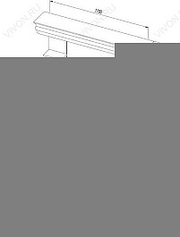 Aquanet Тумба с раковиной Греция 110 (swarovski) (171545) – фотография-3