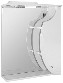 Mixline Зеркало-шкаф Глори 65 R белый – фотография-1