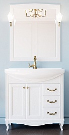 ValenHouse Комплект мебели Эллина 85 белый, фурнитура бронза – фотография-1