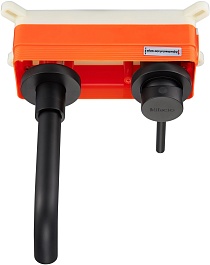 Milacio Смеситель для раковины чаши Ultra MCU.552.SS встраиваемый черный матовый – фотография-2