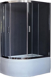 Royal Bath Душевой уголок RB 8120BK-T-CH 1200x800x2000 R – фотография-1
