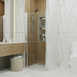 Triton Душевая дверь в нишу Уно 100x185 – фотография-2