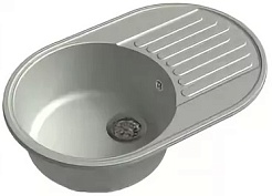 Granfest Мойка кухонная Quarz GF-Z18 Серый – фотография-1