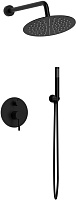 Raiber Душевая система Graceful RPB-005 черная матовая