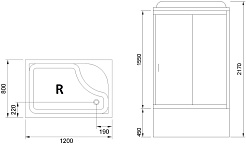 Royal Bath Душевая кабина RB8120BP5-WC-R – фотография-3