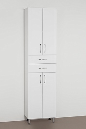 Style Line Шкаф пенал Эко Стандарт 48 белый – фотография-2