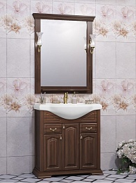 Opadiris Тумба с раковиной Риспекто 80 орех антикварный – фотография-4