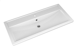 ASB-Woodline Мебель для ванной Прато 100 белый, патина серебро, массив ясеня – фотография-8