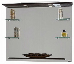 Водолей Мебель для ванной "Ницца D 90" венге с б/к, умывальник Ницца – фотография-2