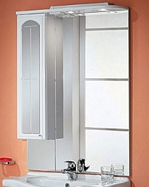 Акватон Зеркальный шкаф для ванной Эмилья 75 L – фотография-1