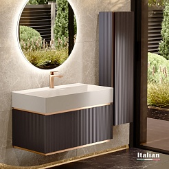 Jorno Шкаф пенал Filoro 33/120 антрацит Fil.04.120/P/A/JR – фотография-11