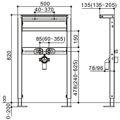 WeltWasser Инсталляция для биде Amberg 500 RA – фотография-2