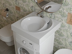 Stella Polare Раковина под стиральную машину Киото 60x60 – фотография-4