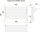 Terminus Полотенцесушитель электрический Горизонт П8 1000x600 черный муар – картинка-10