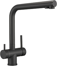 Milacio Смеситель для кухни Ultra MCU.558.TB черный матовый – фотография-1