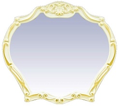 Misty Зеркало Tiffany 100 бежевое/сусальное золото – фотография-1