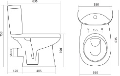 Santek Унитаз-компакт Анимо 1WH302135 с микролифтом – фотография-10
