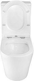 Azario Унитаз-компакт Maro AZ-2125 безободковый с бачком с сиденьем микролифт белый – фотография-8