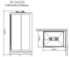 Orans Душевая кабина SR-86152A R – фотография-7