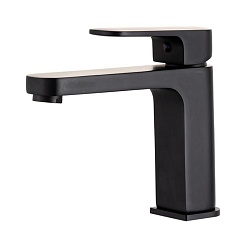 Frap Смеситель для раковины H89 F1089-6 черный – фотография-1