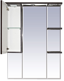 Misty Зеркальный шкаф Александра 75 L венге – фотография-2