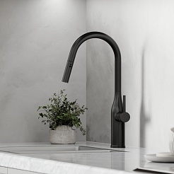 Sancos Смеситель для кухни Grand SC4002MB матовый черный – фотография-6