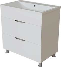 Mixline Мебель для ванной Этьен 75 L белая – фотография-4