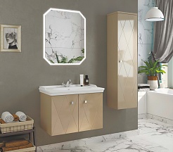 Comforty Тумба с раковиной Кремона 80 латте – фотография-5