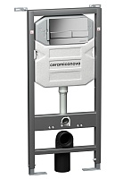 Ceramicanova Система инсталляции для унитазов Envision CN1002M с кнопкой смыва Flat хром матовый