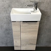 Comforty Тумба с раковиной Асти 40 дуб дымчатый