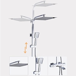 Gappo Смеситель для вынны G07 G2407-40 хром – фотография-4