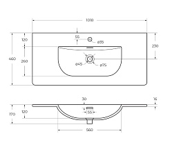 BelBagno Мебельная раковина 101/46  BB-8099-100 – фотография-6