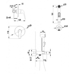 Lemark Смеситель Plus Advance LM1219C для биде – фотография-2