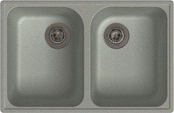 Granfest Мойка кухонная Quarz GF-Z15 Серый – фотография-1