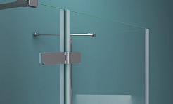 BelBagno Душевой уголок Kraft 90/80 KRAFT-AH-12-90/80-C-Cr-L стекло прозрачное – фотография-3